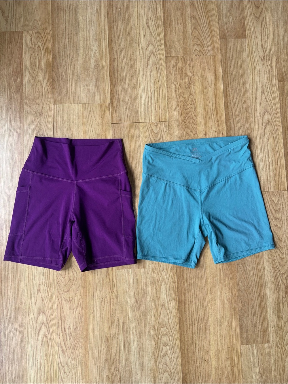 Women’s 2 piece size Medium M joylab colorful koala gym workout   bike Shorts